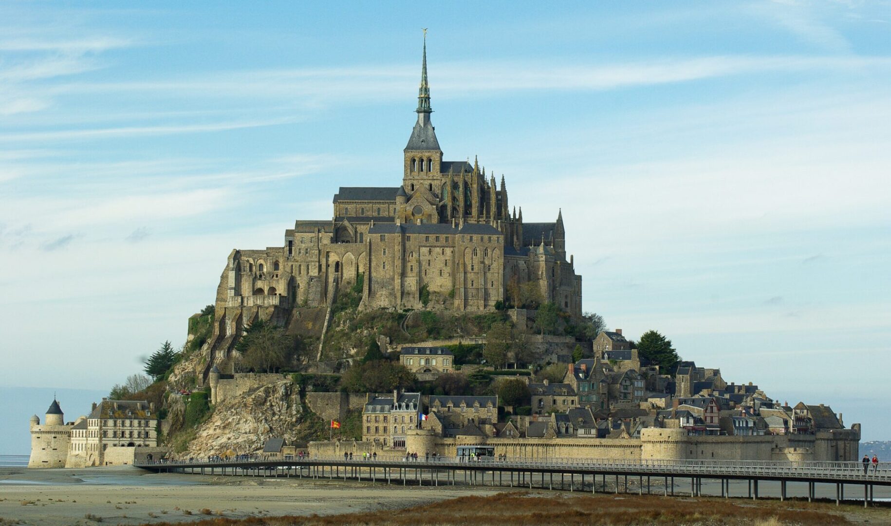 Mont Saint-Michel Abbey, France.